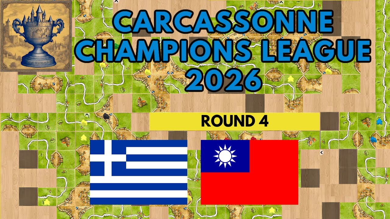 Round 4 Day 3 of Carcassonne Champions League 2026