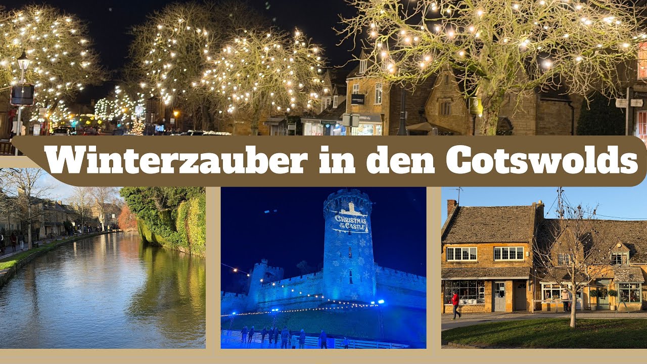 Winterzauber in den Cotswolds: Bourton, Broadway, Warwick & mehr #cotswolds #broadway 