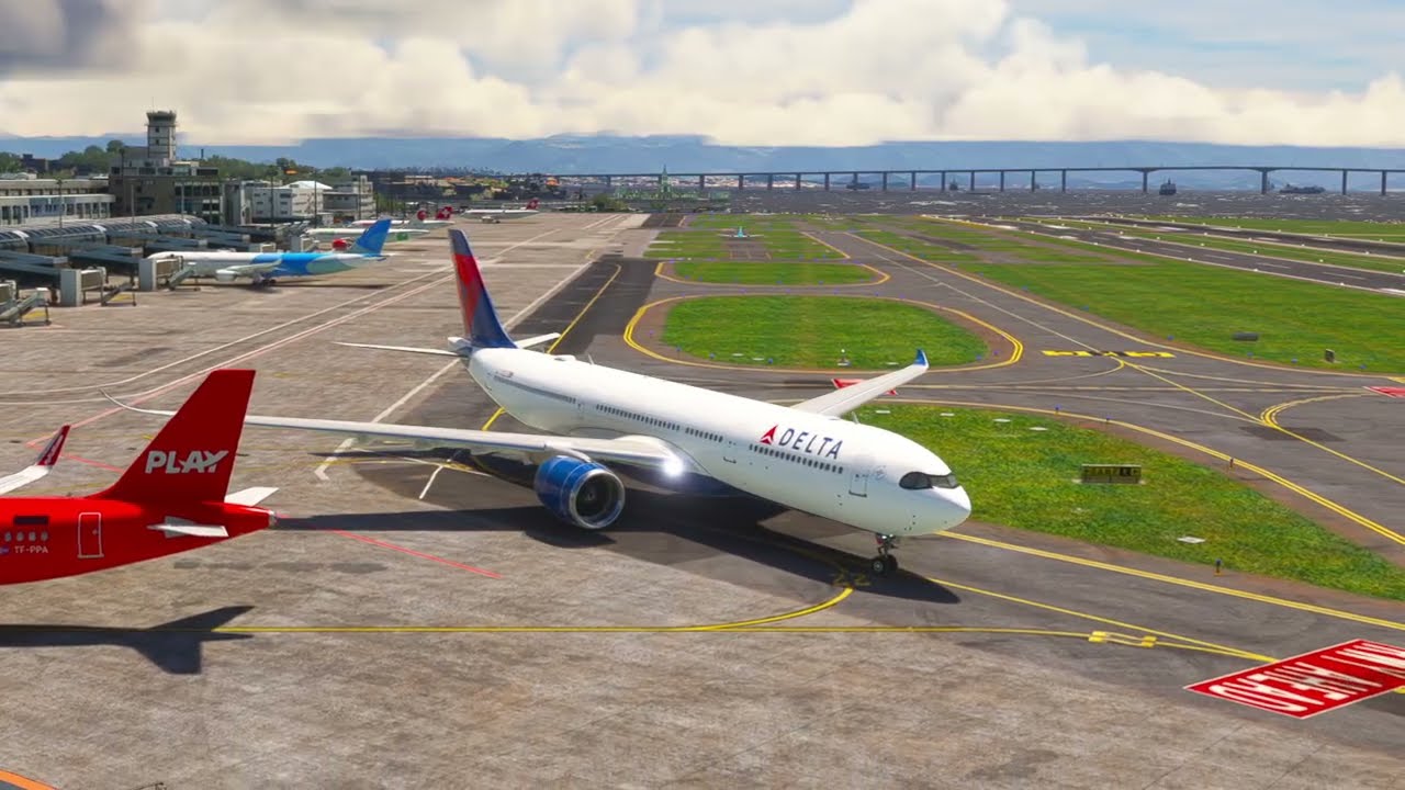 Unbelievable! Full Power Escape Airbus A330 return landing after takeoff at Santos Dumont Airport
