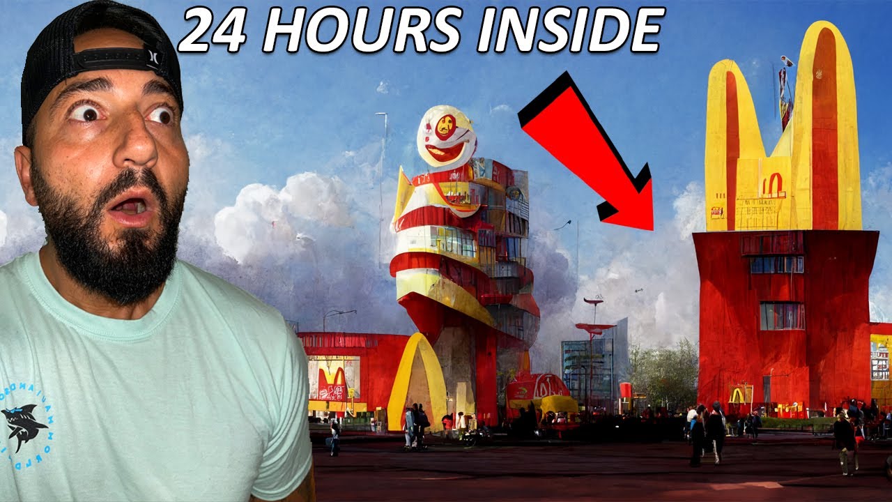 24-часовой ночной челлендж в крупнейшем в мире ресторане McDonald's. Полная версия.