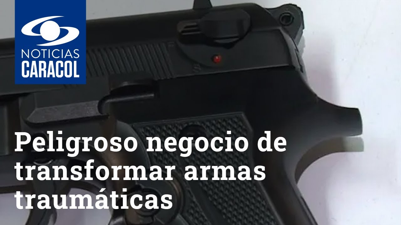 Así es el peligroso negocio de transformar armas traumáticas en artefactos de guerra