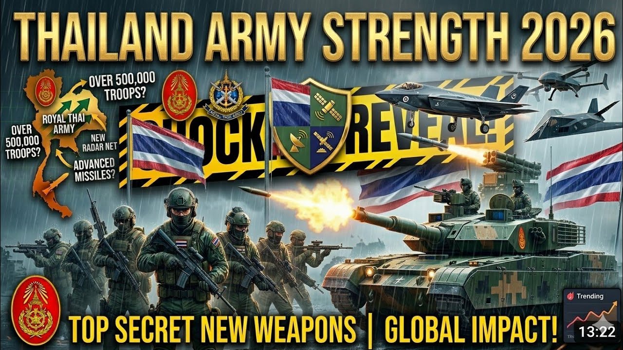 Thailand Defense News Today 2026 | Army Strength, Military Updates & Modernization#viralvideo 
