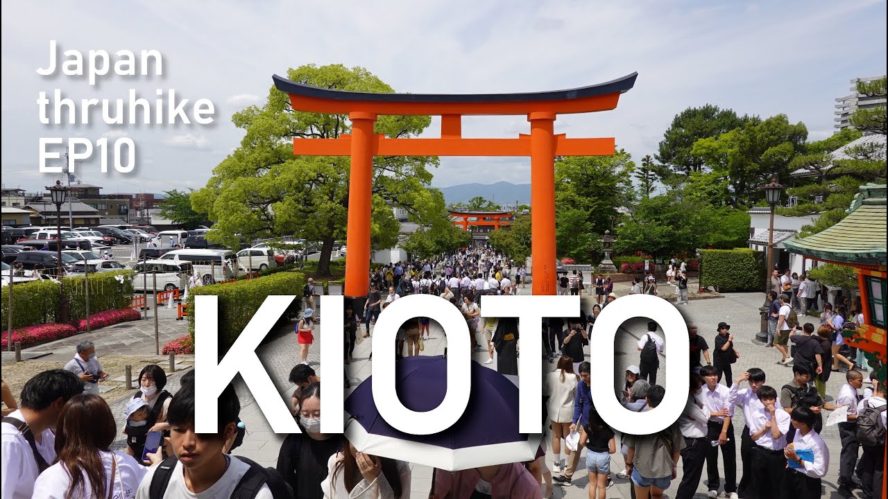 Japan thruhike EP10 || Kioto na piechotę || Świątynie i Zamek Nijo || Kleszcze skaczą!