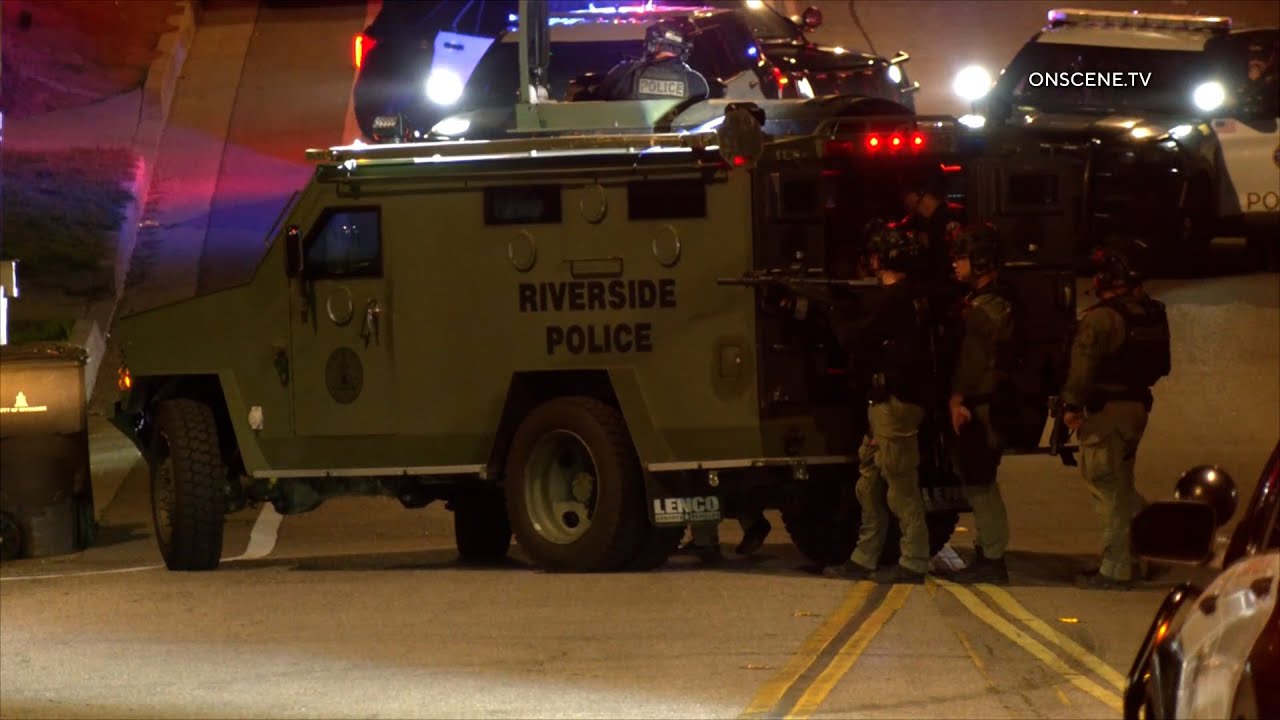 Assault Suspect Barricaded in Riverside