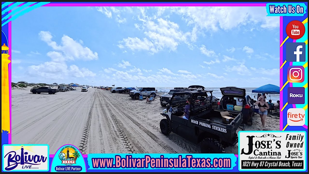 Beach time And Fresh Seafood In Crystal Beach, Texas