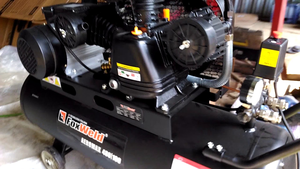 Foxweld aeromax 480/100 компрессор,покупка в 