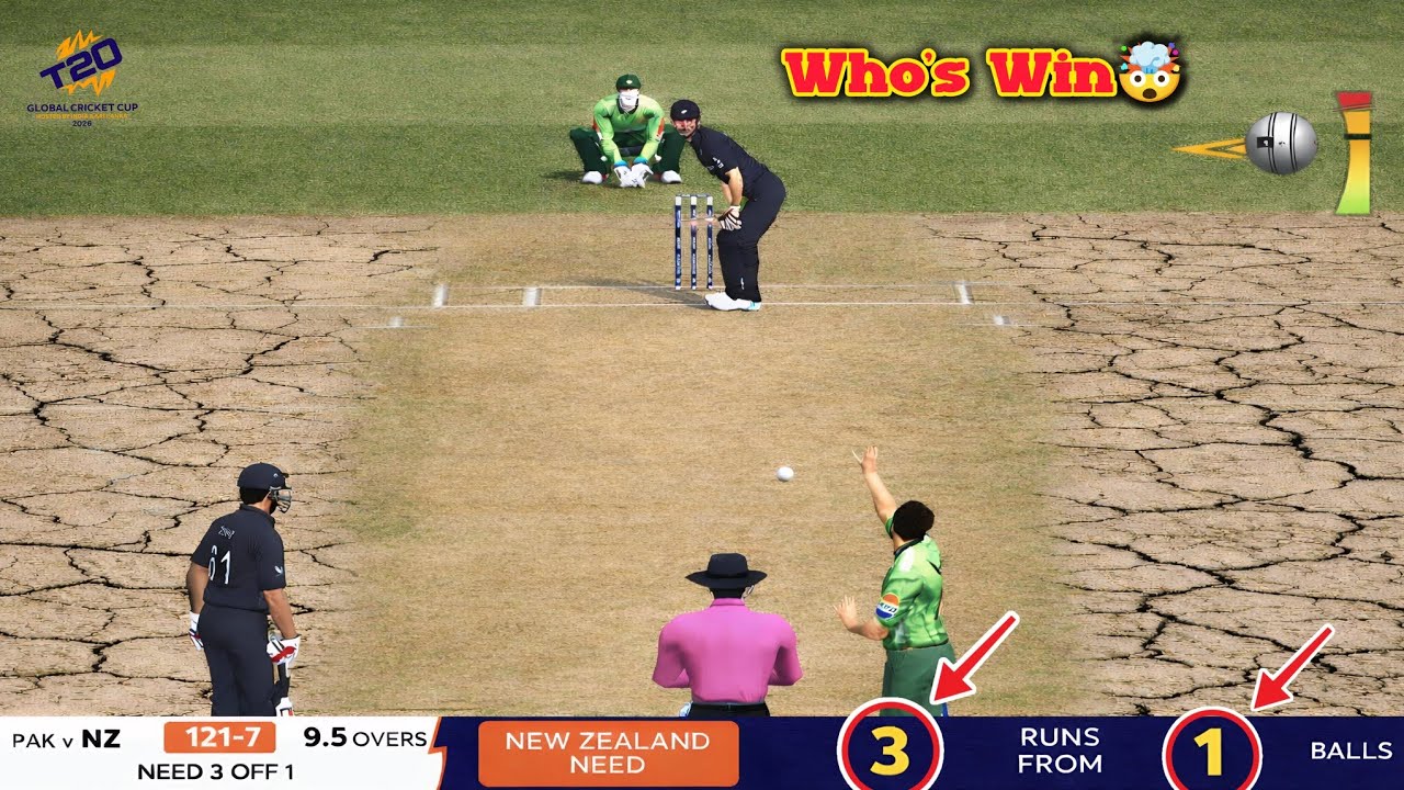 1 Ball 3 Runs Needed🤯 | Who's Win😱 | Pak🇵🇰 VS Nz🇳🇿 | Game Changer 5