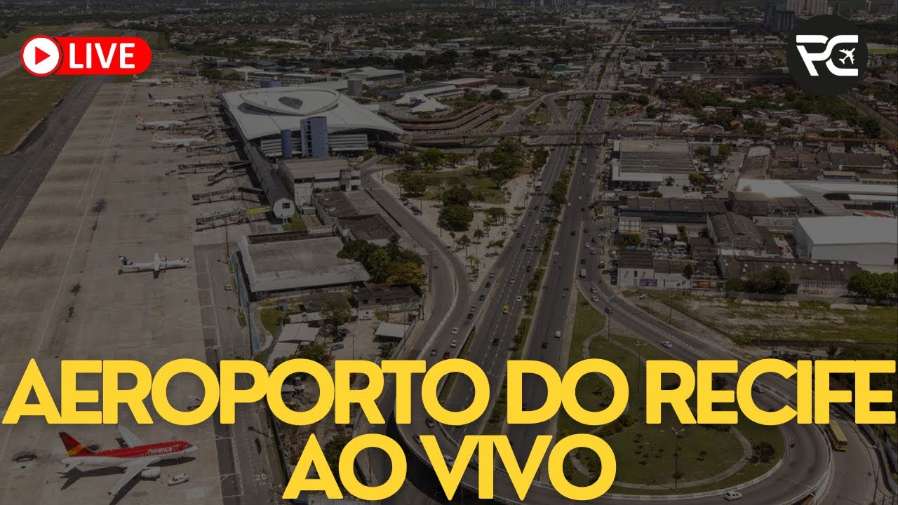SBRF LIVE 60FPS | AEROPORTO DO RECIFE AO VIVO 24H | RECIFE AIRPORT LIVE | COM FONIA