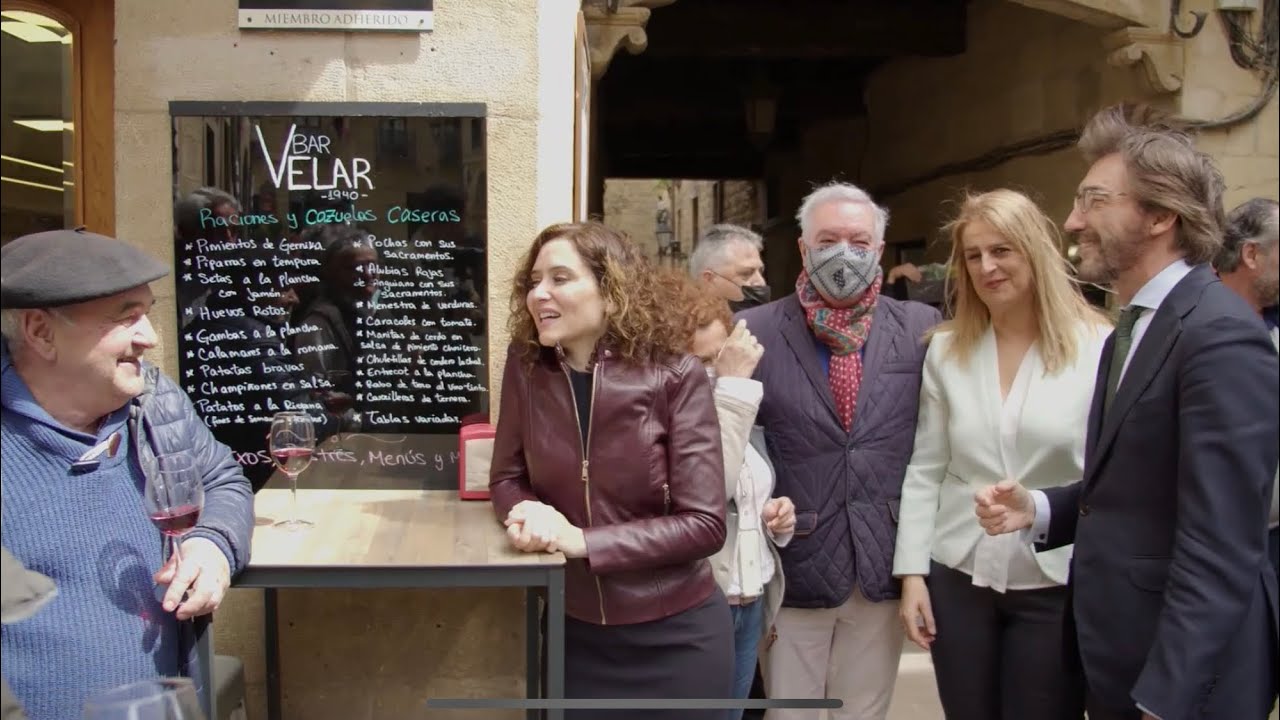 Isabel Díaz Ayuso en Laguardia, con el sector primario y el vino de Rioja Alavesa. Defendemos Álava.