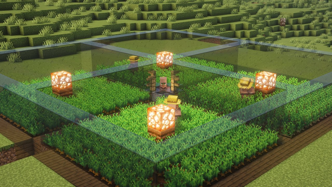 SUPER QUICK AND EASY AUTOMATIC CROP FARM [MINECRAFT 1.21.11+]