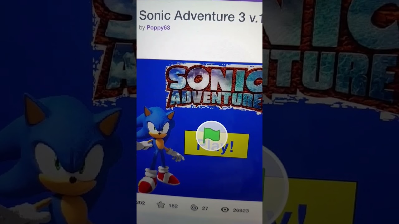 sonic games in scratch