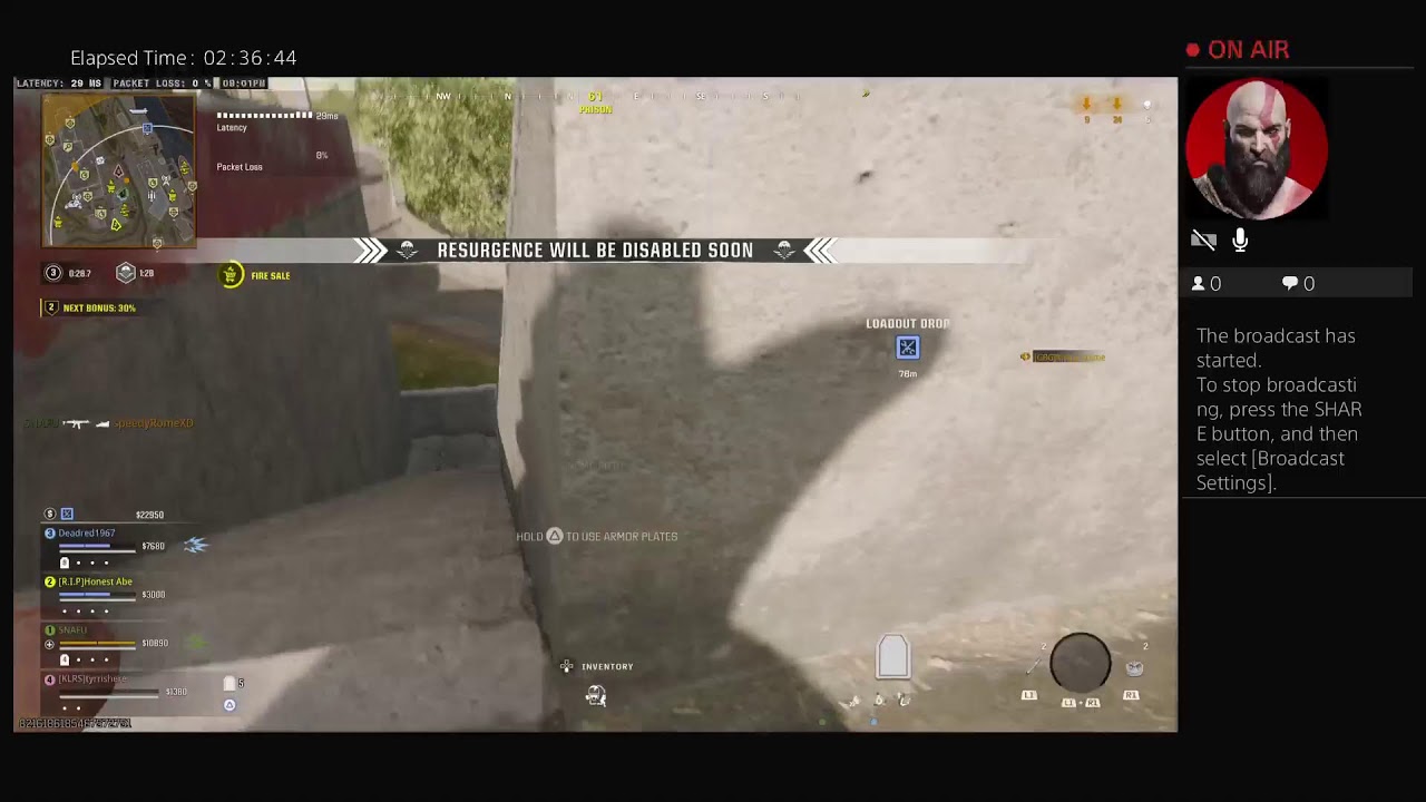 tyrrishear's Live PS4 Broadcast