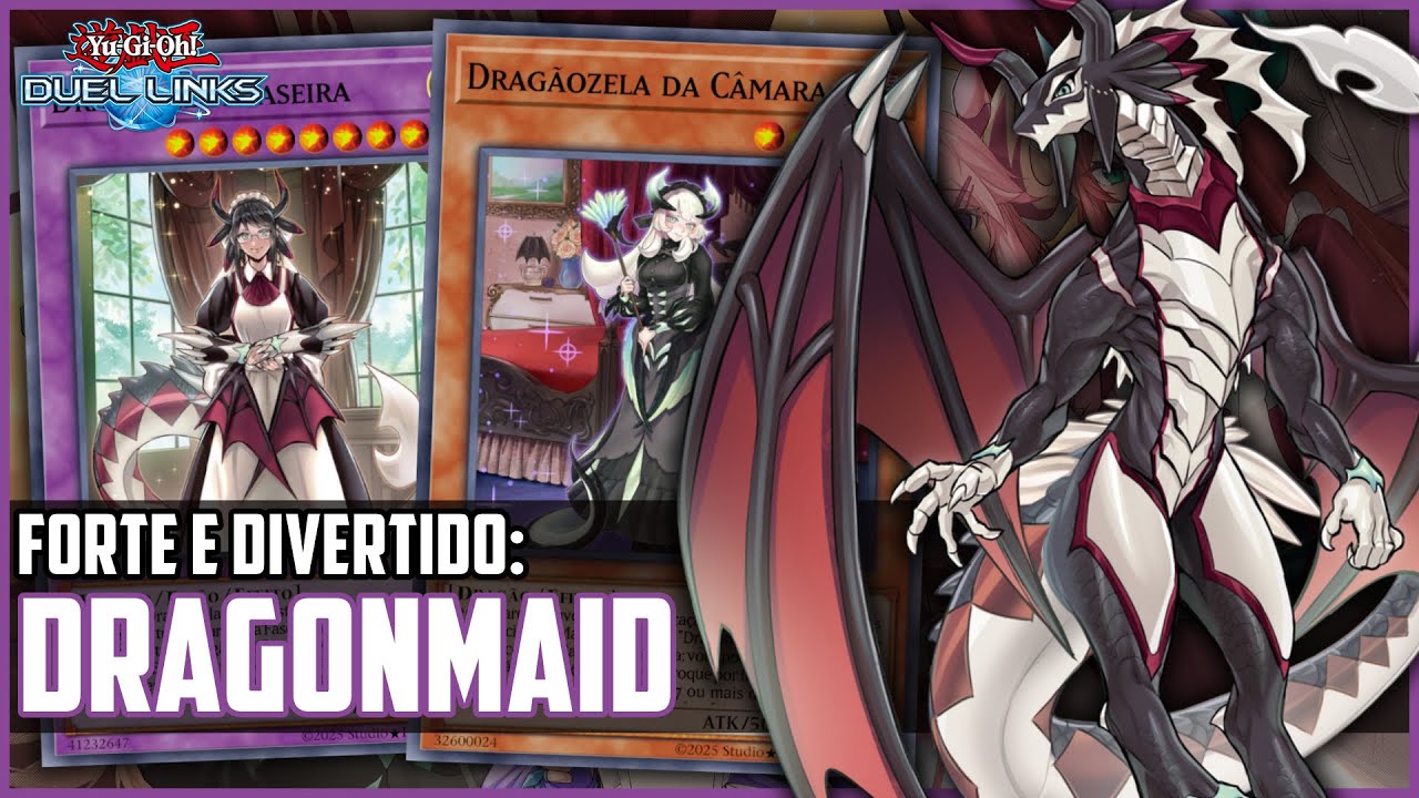 NOVOS DRAGÕES NO META? DRAGONMAID É MUITO FORTE! [DUEL LINKS]