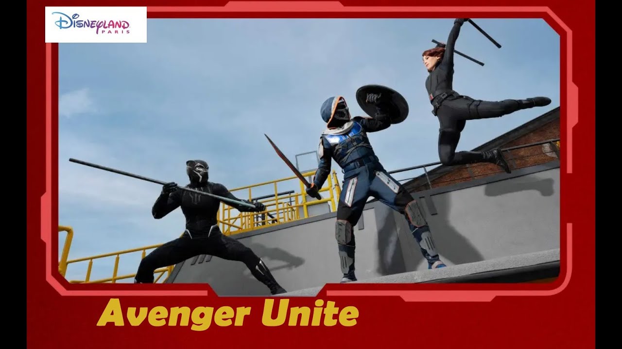 Avengers Unite - Disneyland París Eventos (Mayo 2024) #blackpanther #blackwidow #disneylandparis