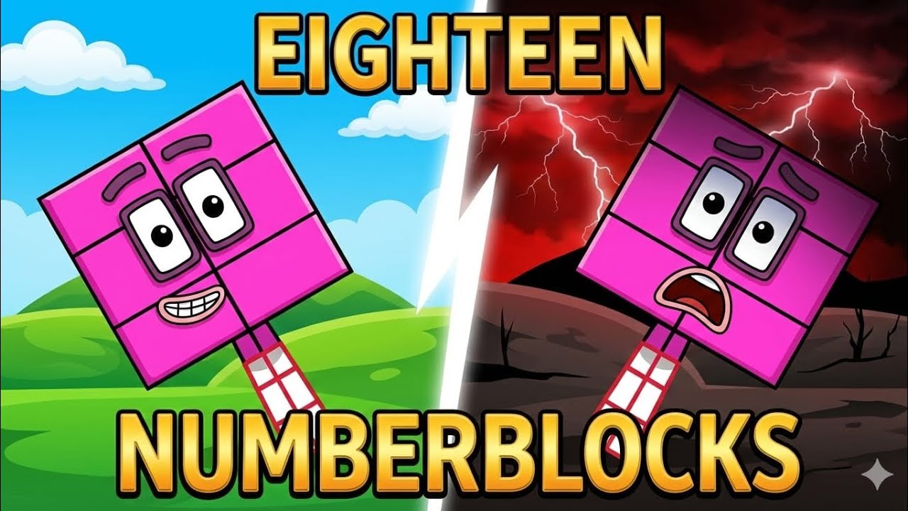 My Sprunki OC: Eighteen (From Numberblocks)