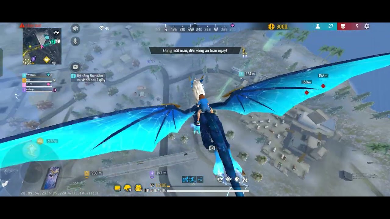 Trận đấu squad 4vs4 | 11 kills 3736 damage