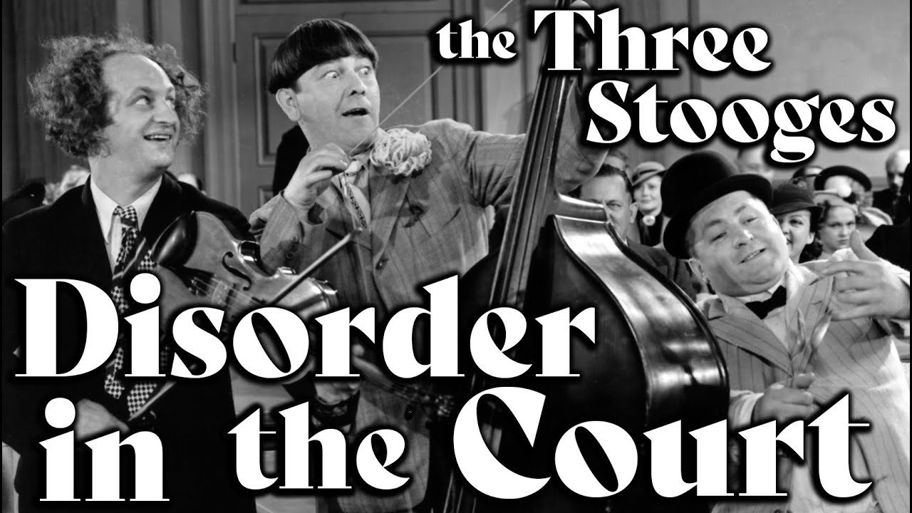 The THREE STOOGES - Disorder in the Court - 4K RESTORED!