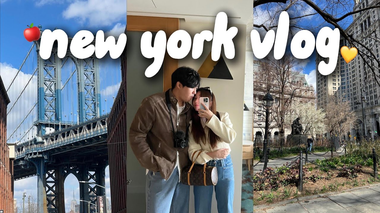 nyc vlog | exploring cafes, michelin dining, broadway, and finding the best NY slice