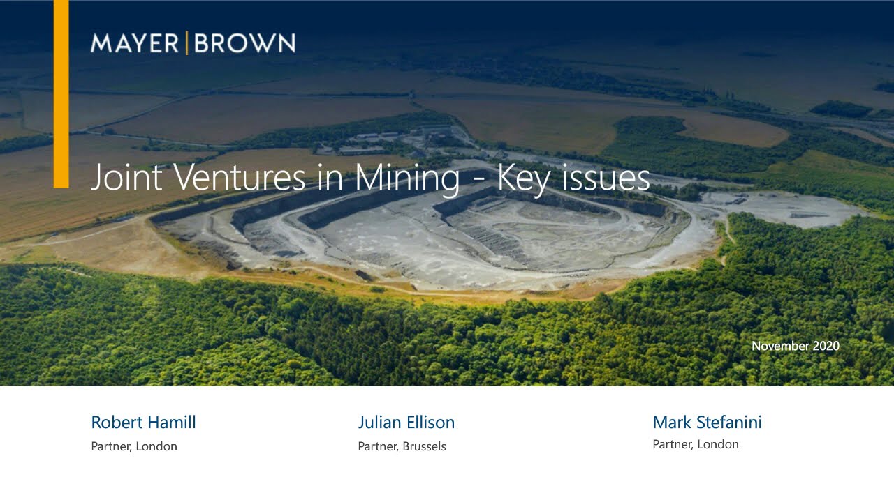 Mining Insights: Episode 9: Joint Ventures in Mining – Key issues
