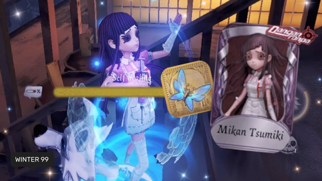 Doctor’s Danganronpa Crossover Costume｜”Mikan Tsumiki” + “Glowing Feather” Gameplay【Identity V】