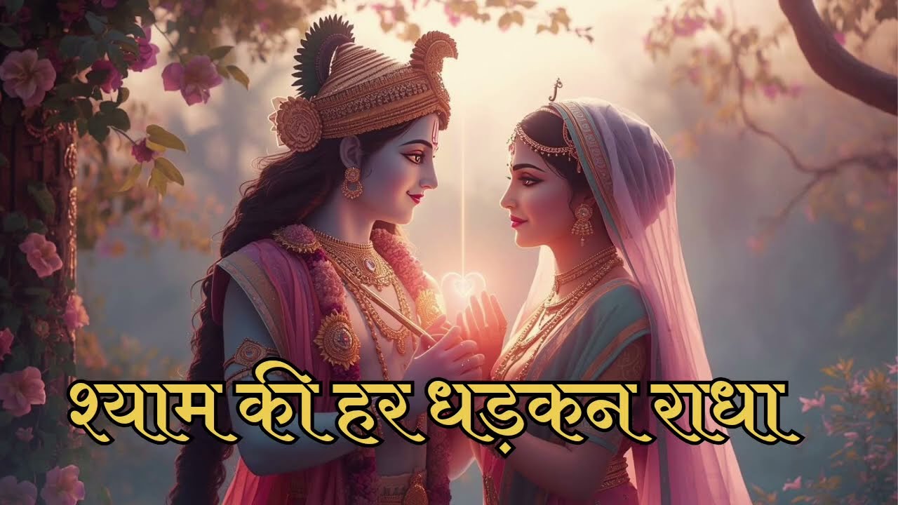 श्याम की हर धड़कन राधा 💖 | Radha Krishna Love Song | Bhakti