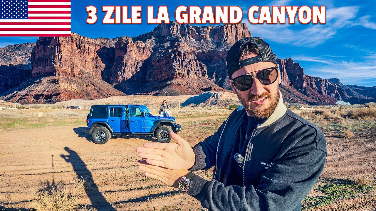 Am stat 3 ZILE în Grand Canyon iarna – una din cele 7 minuni ale lumii