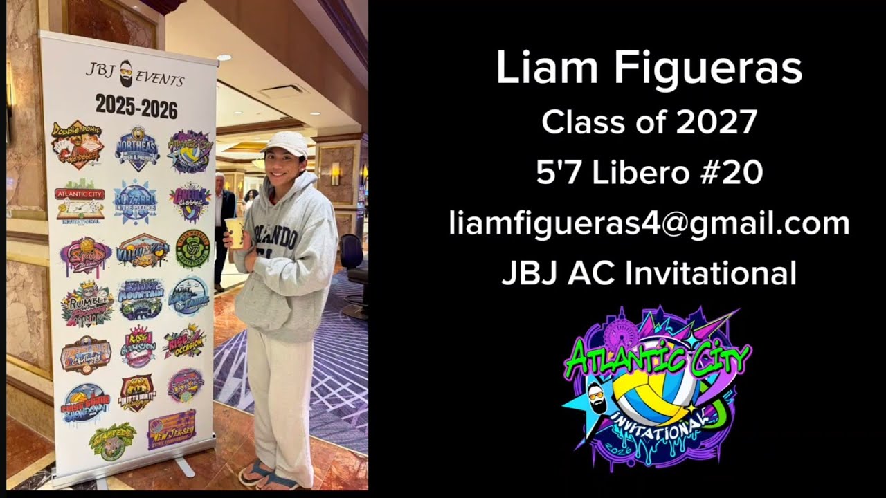 Liam Figueras Libero Volleyball Highlights 