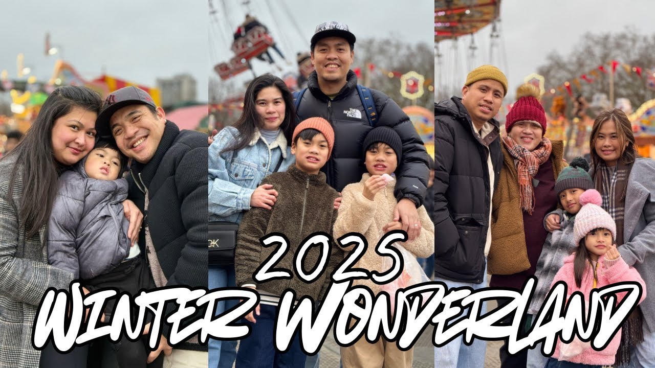 WINTER WONDERLAND HYDE PARK 2025 | The Zafra’s with the Saballa’s 