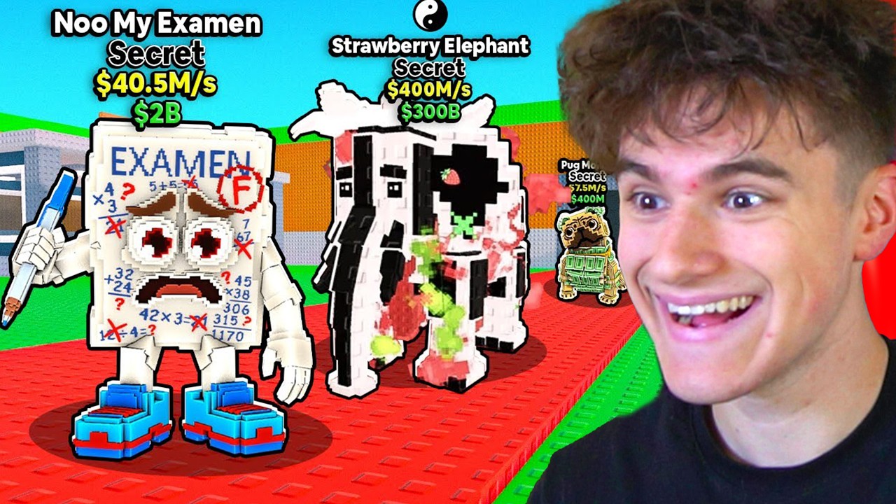 HO SBLOCCATO TUTTI I NUOVI BRAINROT SECRET DEL GIOCO CON LA FORTUNA YIN YANG su STEAL A BRAINROT!