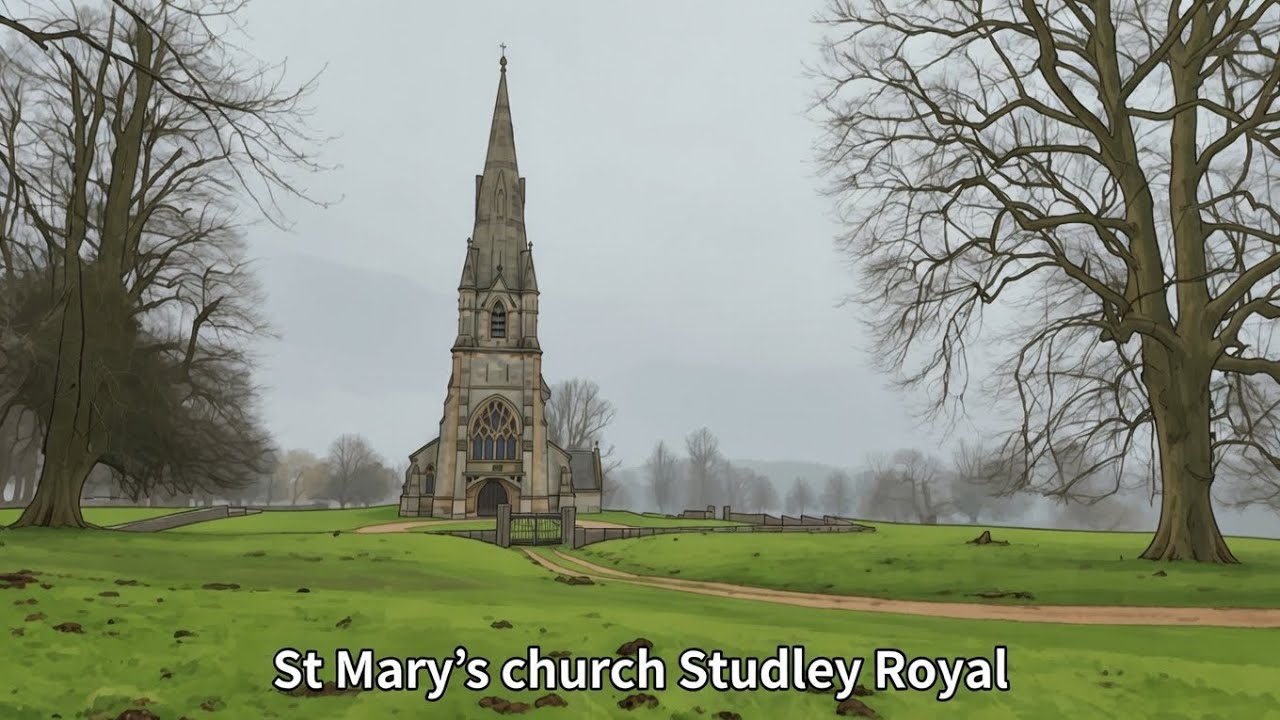 St Mary's church at Studley Royal near Ripon March 2026 #adventureswithken 