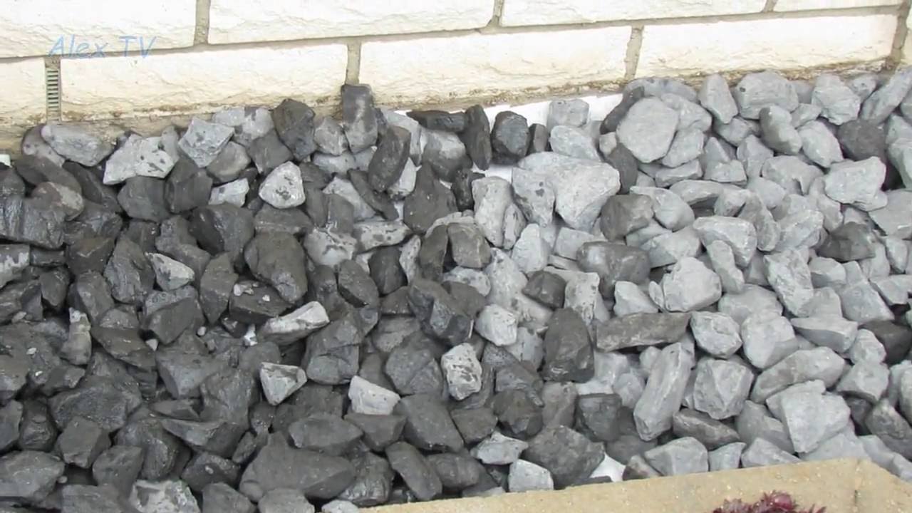 Kiesumrandung / Spritzschutz ums Haus selber machen