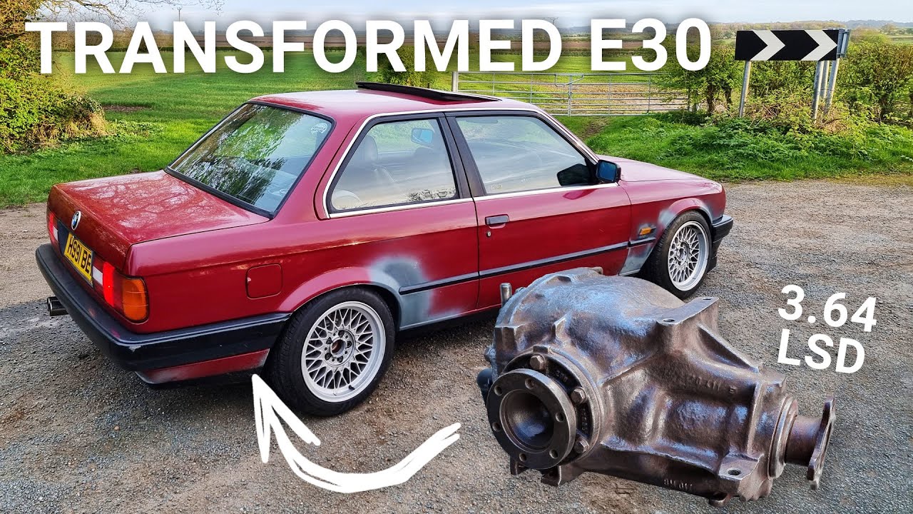 M52 E30 Limited Slip Differential Install | Medium Case 3.64 LSD | New ECU Map & Other Tweaks | 061