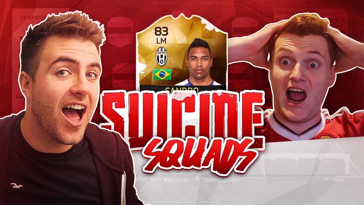 FIFA 16 SUICIDE SQUADS! vs CAPGUNTOM! IF ALEX SANDRO - INSANE STATS! Squad Builder Duel