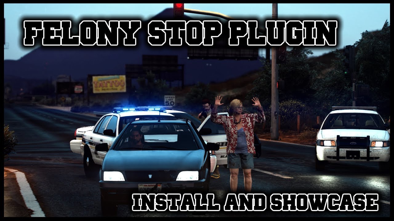 Installing Felony Stop Plugin | In Game Showcase | #lspdfr | #gtav