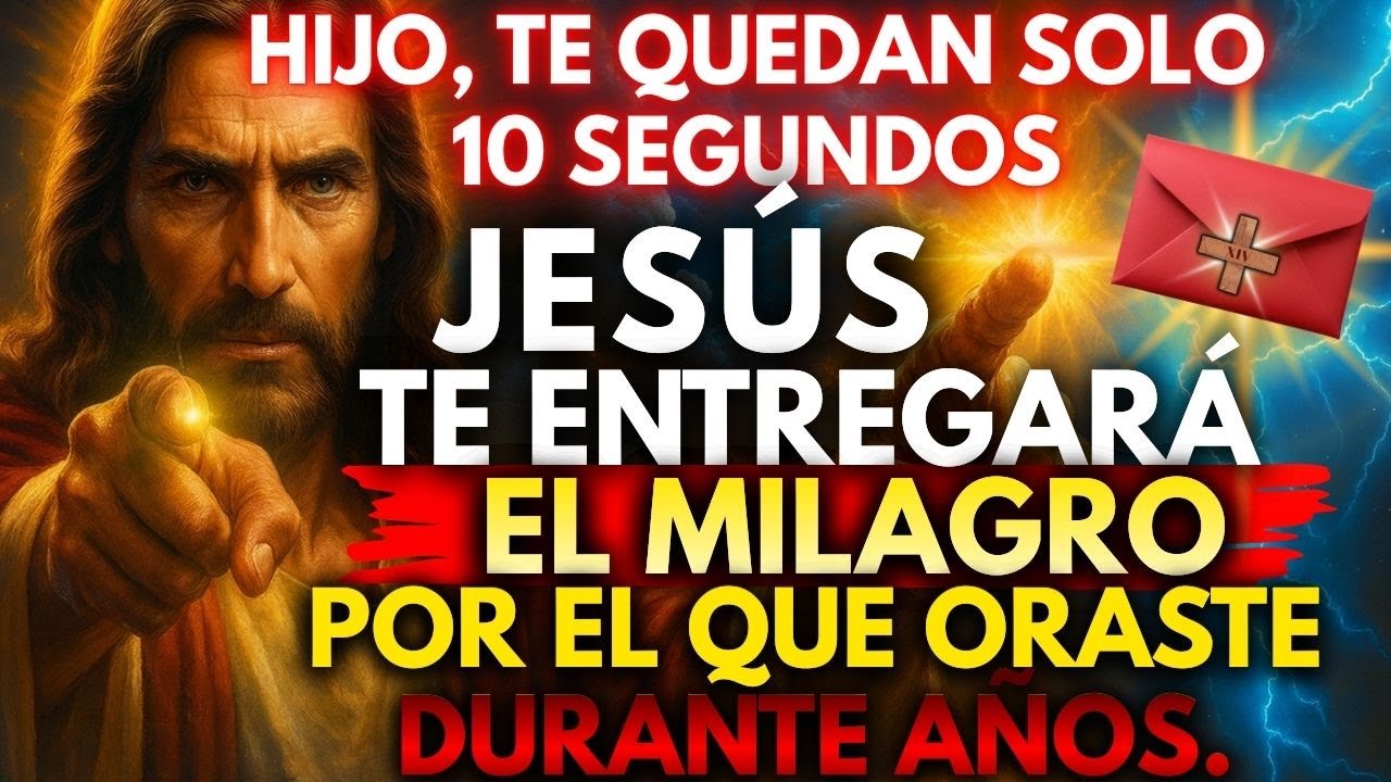 ✨ JESÚS DICE: HOY, AL ANOCHECER, TE ENTREGARÉ EL MILAGRO POR EL QUE ORASTE DURANTE AÑOS 🙏
