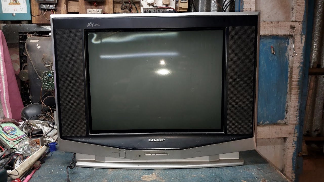 SHARP CRT TV ,STAND BY PROTECTION MODE problem, repair and solution,