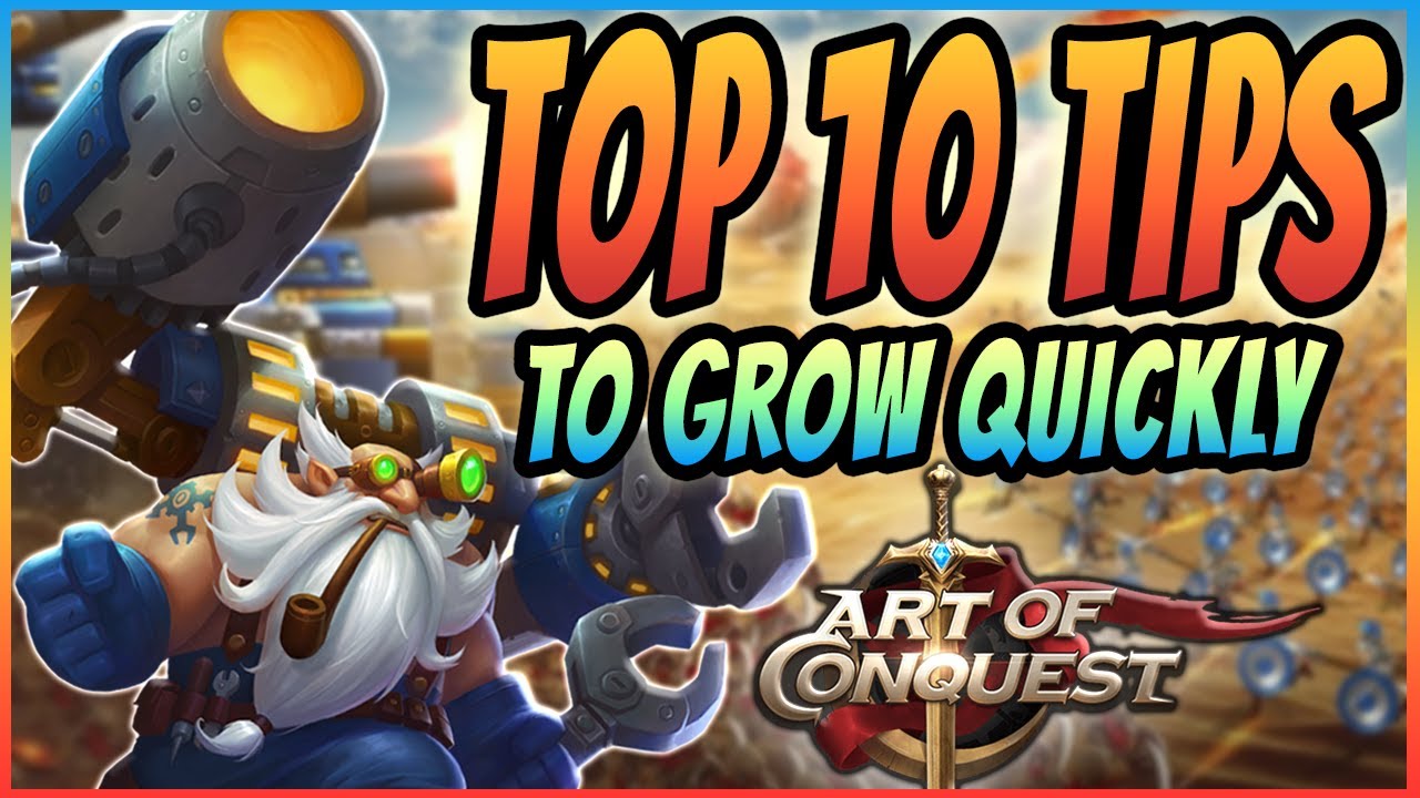 Art of Conquest | TOP 10 TIPS for New Players and F2P | 2020 Guide