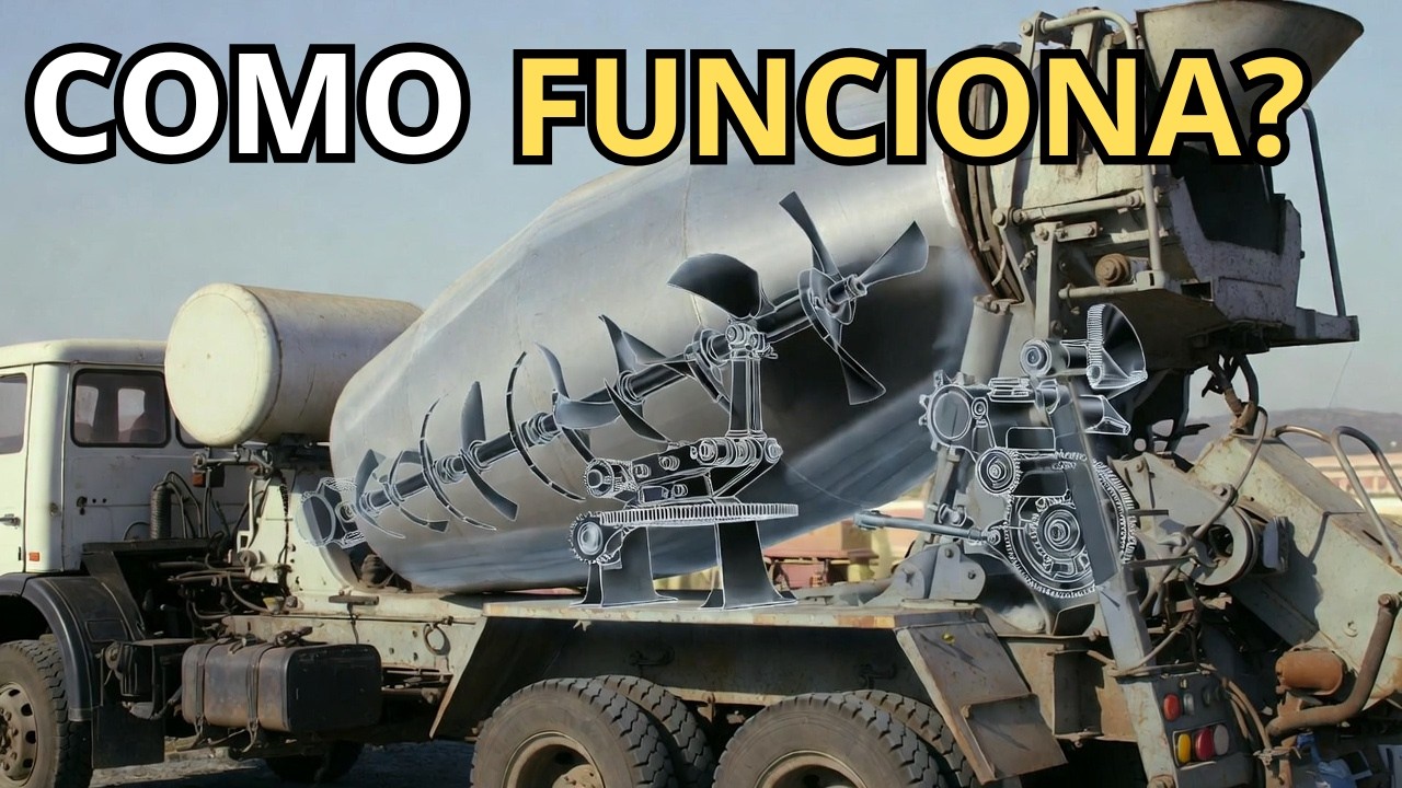 ¿Cómo Funciona REALMENTE una Revolvedora de Concreto? #maquinariapesada