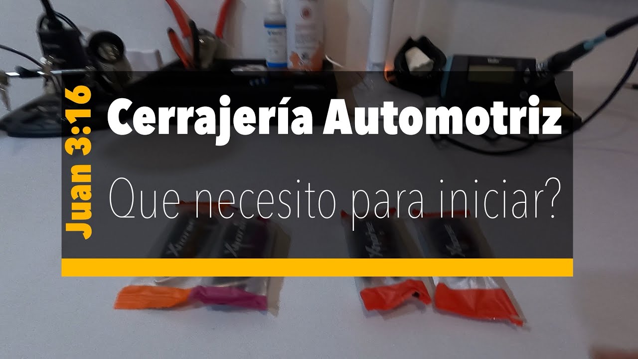 Que necesito para iniciar en la programación de llaves Automotrices?