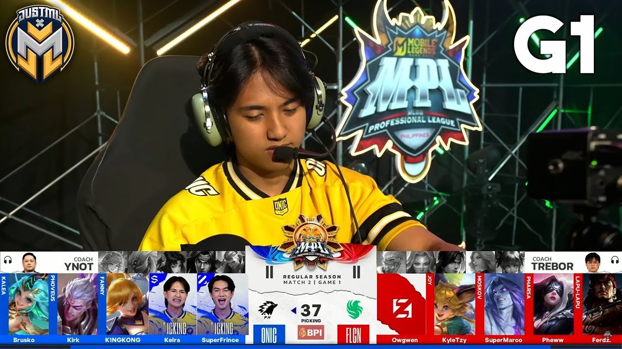 ONIC VS FLCN GAME 1 | WEEK 3 DAY 1 | MPL PH SEASON 16