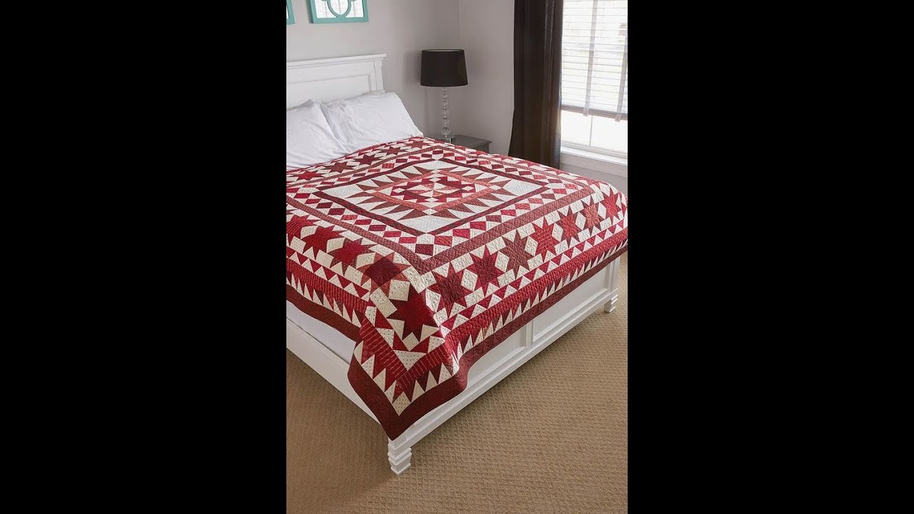 Блок Звезды Пэчворк  Лоскутное шитье Мастер класс