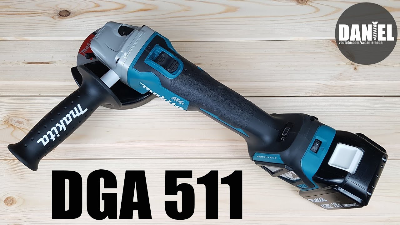 Polizor unghiular cu acumulator si variator de turatie | Makita DGA511 | LXT 18V