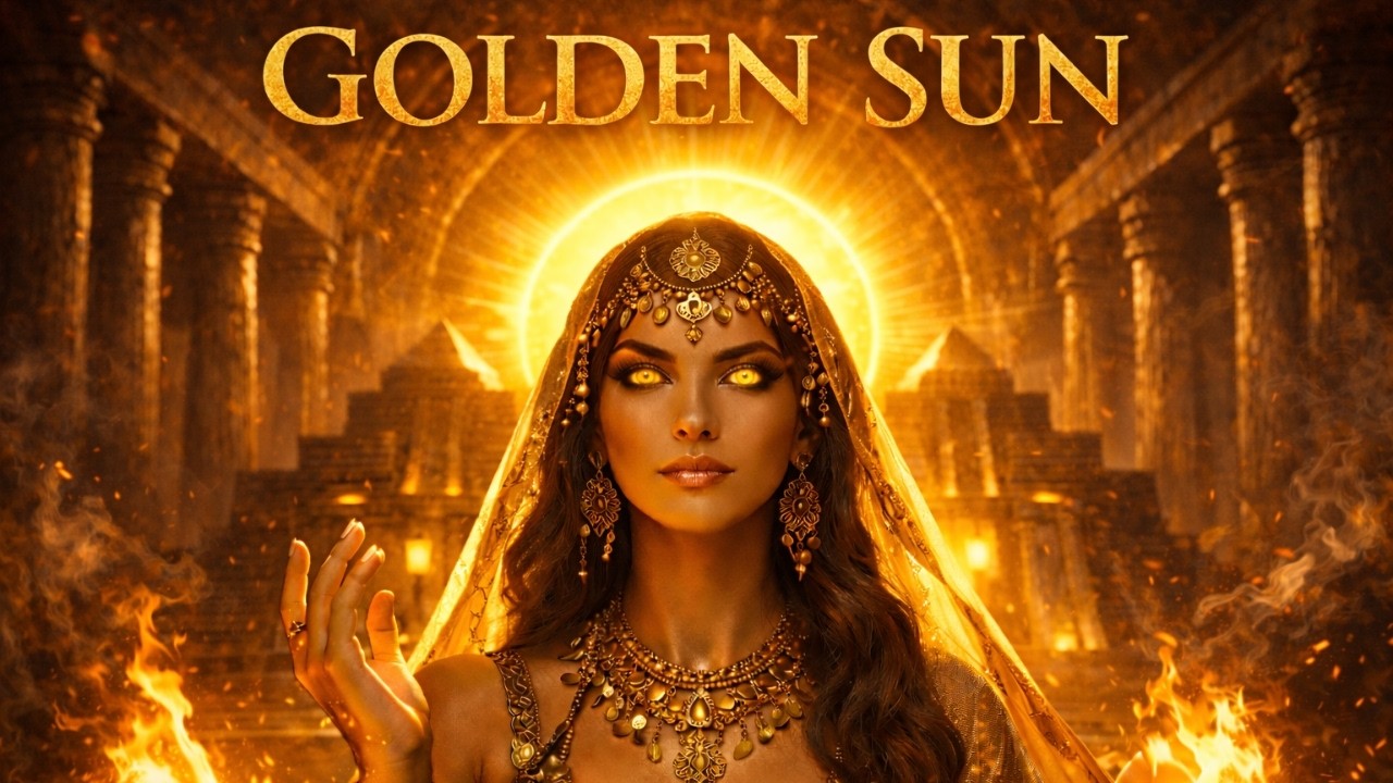 Temple of the Golden Sun | Mystical Temple Ritual Music for Deep Focus