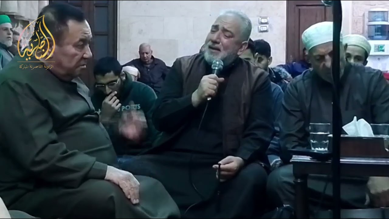 أحن إلى تلك الديار وطيبة - المنشد الغريد محي الدين رديف - تحت أنظار سيدنا الشيخ محمود حميده الناصر.