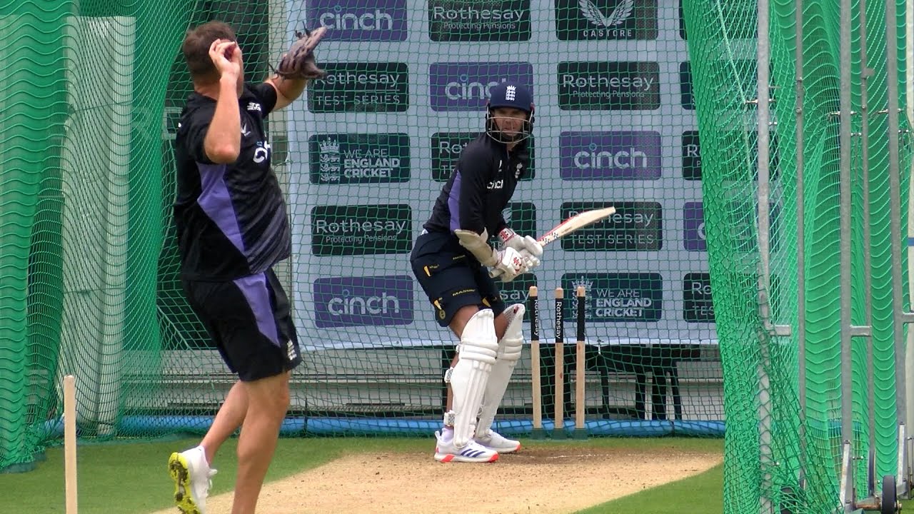 England cricket squad training ahead of start of first West Indies test match at lords 🏏