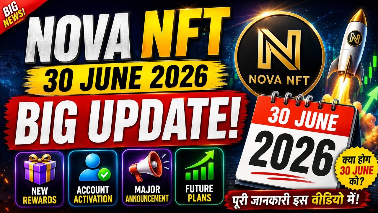 🚀 Nova NFT 30 June 2026 Big Update | Latest News, Future Plans & Community Expectations 🔥