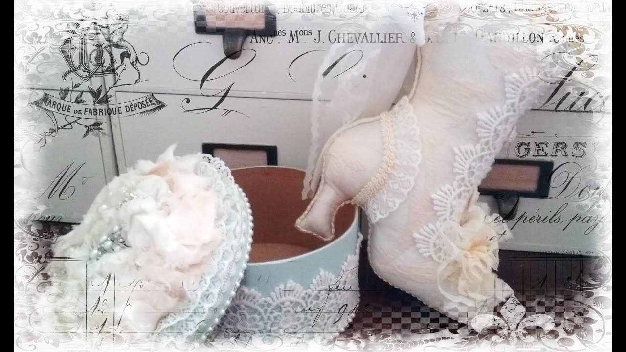 Shabby Chic Cushioned Boot Tutorial Timelapse