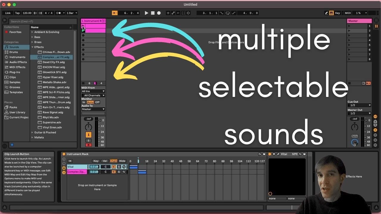 Easy Preset Switching Ableton Live 11 Tutorial [Chain Selector] / Ableton for Keyboard Players Tips