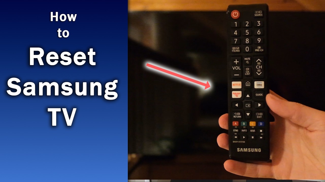 Сбросьте настройки телевизора Samsung до заводских