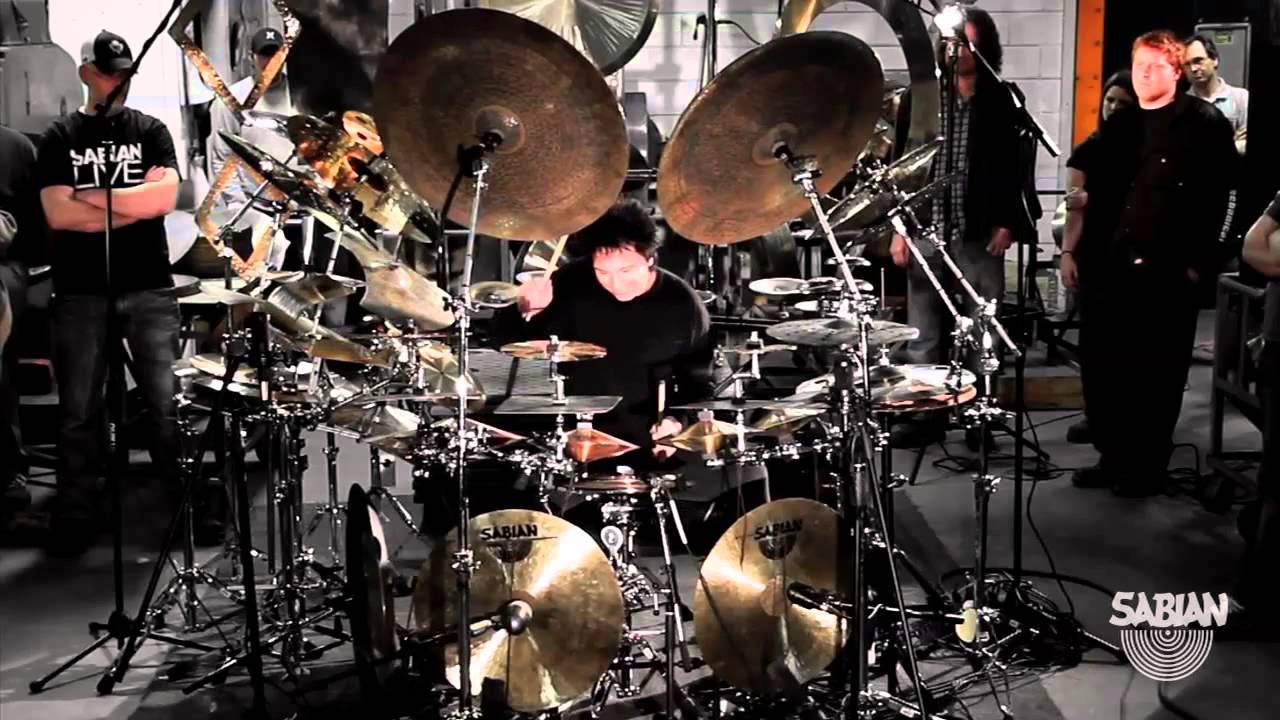 Terry Bozzio's All Cymbal Drum Set